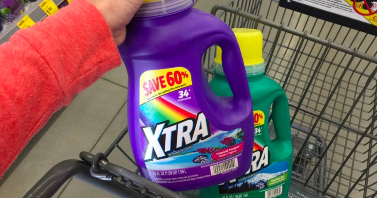 Xtra Laundry Detergent Only 88¢ at Walgreens