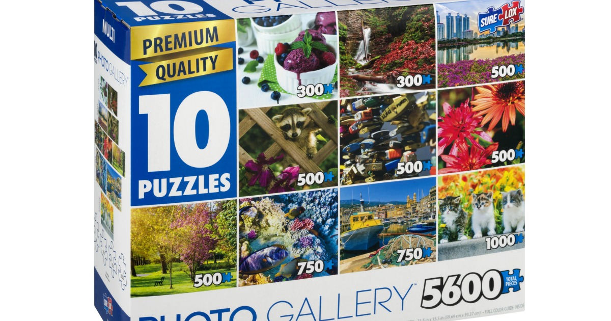 Photo Gallery Jigsaw Puzzle 10Pack Just 7.99 at (5,600