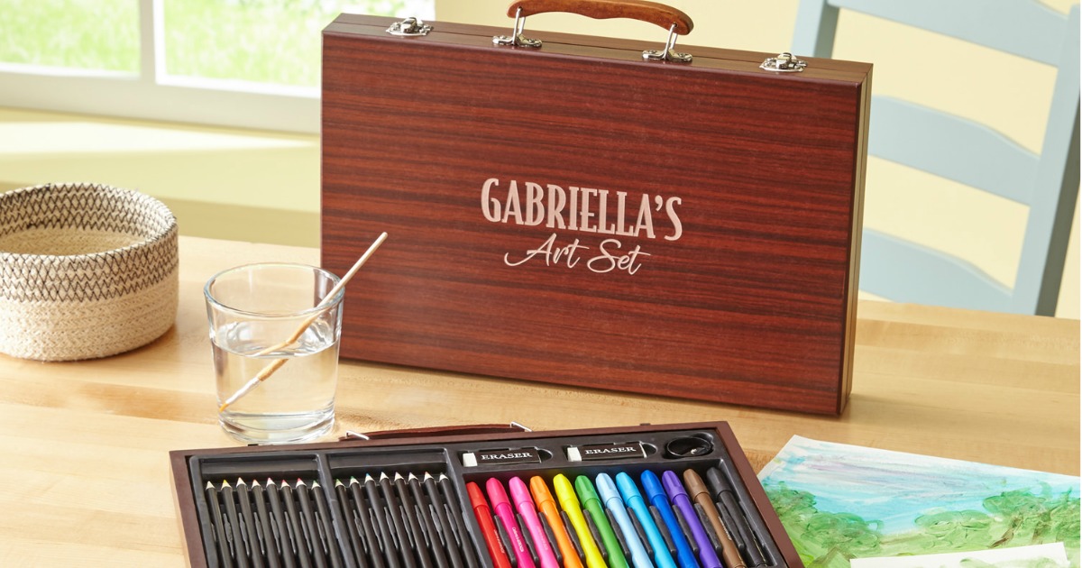 Personalized 80 Piece Art Set Only 15 (Regularly 35)