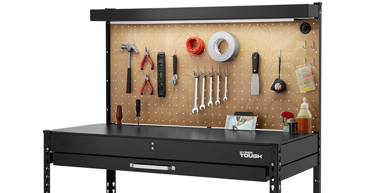 Hyper Tough Easy Assembly Workbench Just 49 at (Regularly 130)