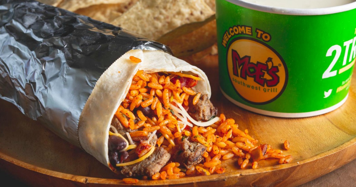 Free Moe's Southwest Grill Adult Entree (8 Value) w/ Kids Meal