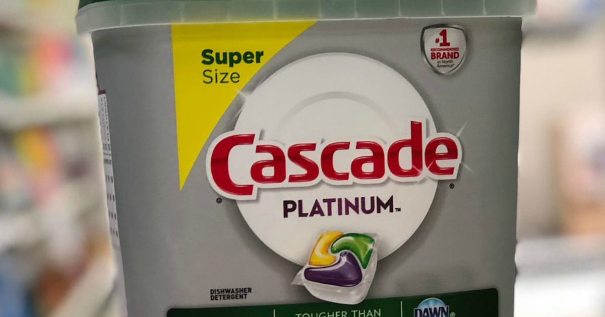 Amazon Cascade Platinum Plus Dishwasher Actionpacs 70Count Only 13.99 Shipped