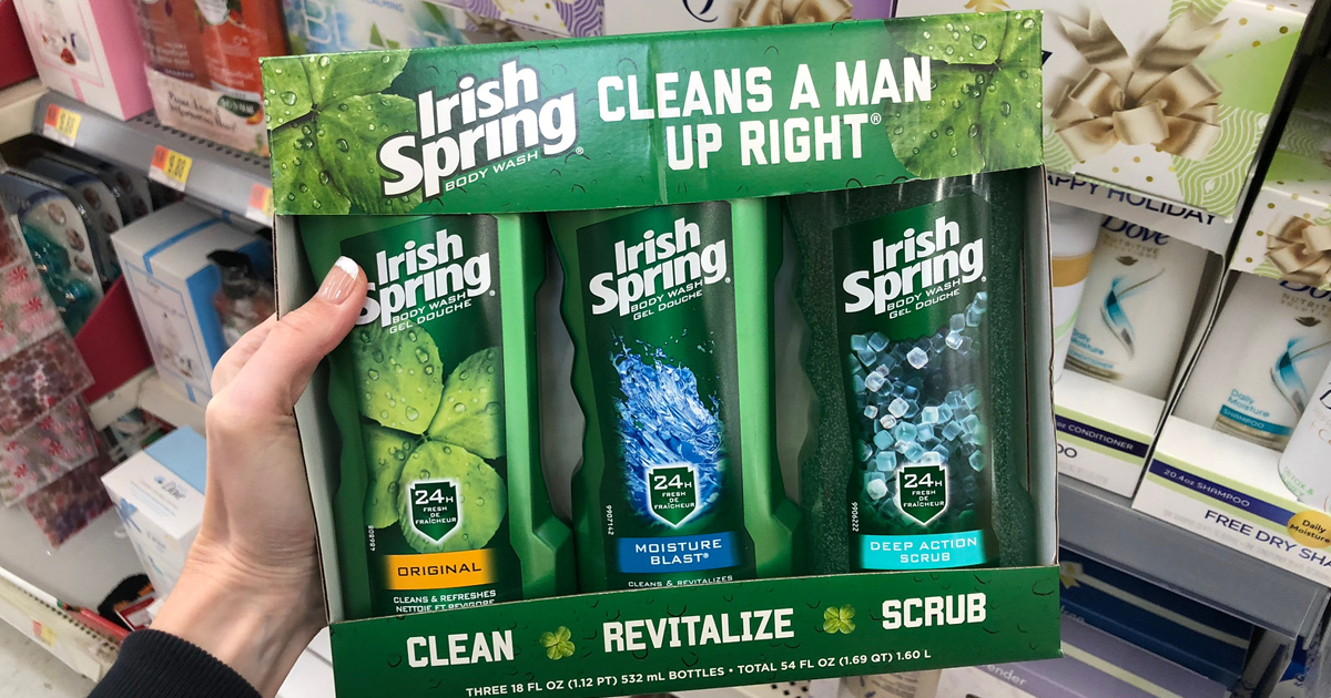 Irish Spring or Adidas Gift Sets Only 7.88 at Walmart After Cash Back (Just Use Your Phone)