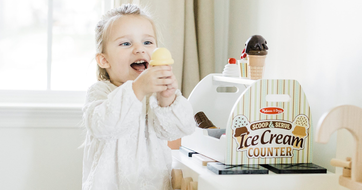 Melissa & Doug Scoop & Serve Ice Cream Counter Only 29.99 Shipped on Kohl's (Regularly 50)