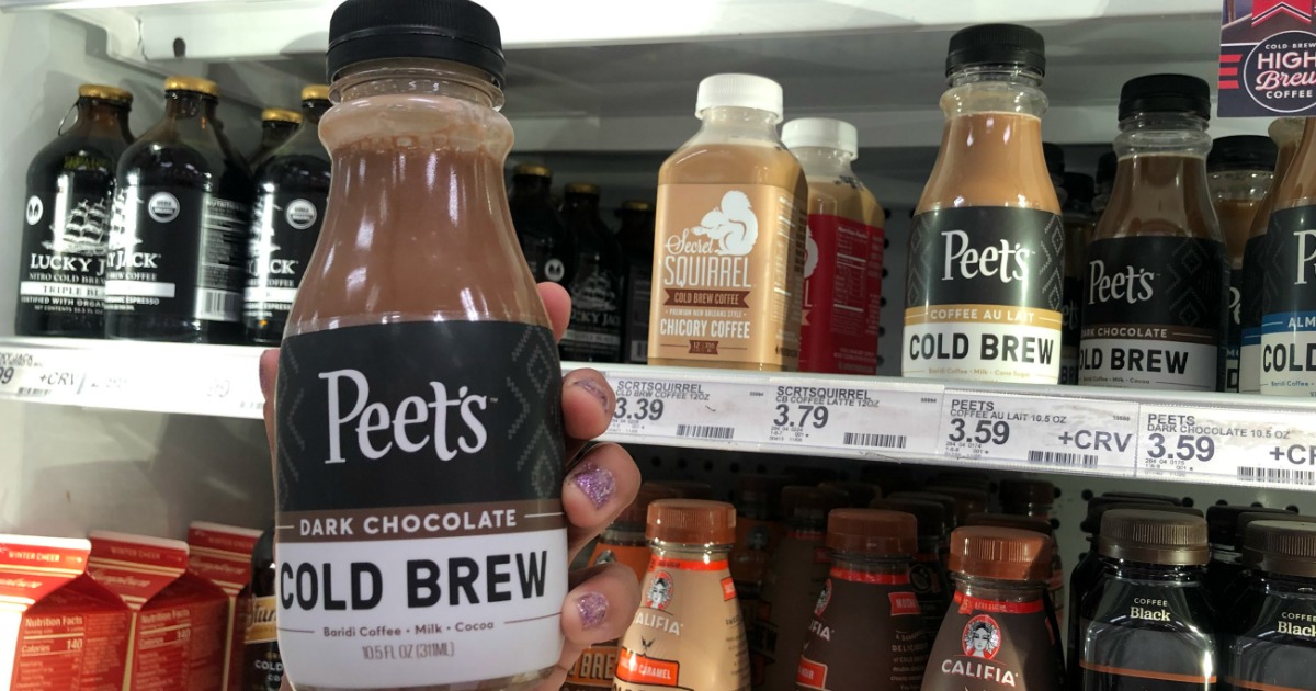 Peet's Cold Brew 10.5oz Bottles Only 1 at Target (Just Use Your Phone)