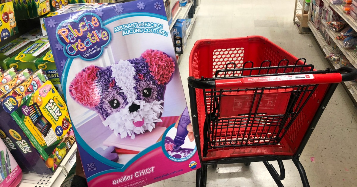 PlushCraft Fabric by Number Pillow Kit Just 4 (Regularly 15) & More