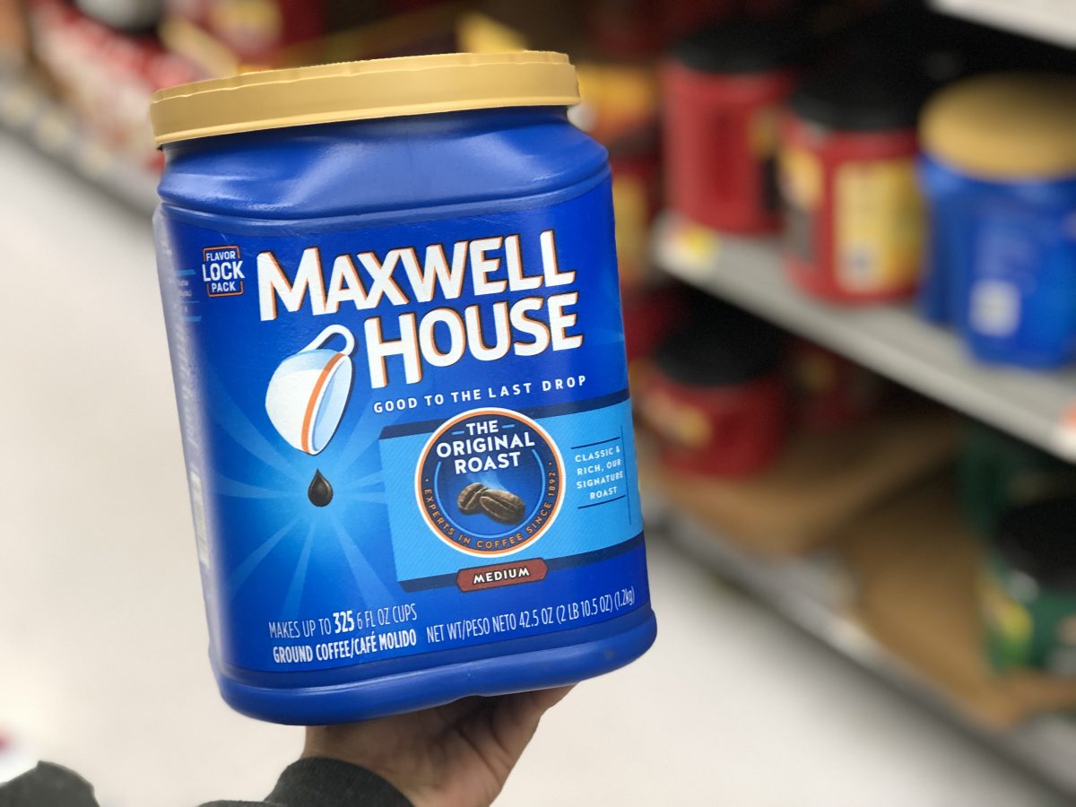 2 HUGE Maxwell House Ground Coffee Canisters Just 12 at