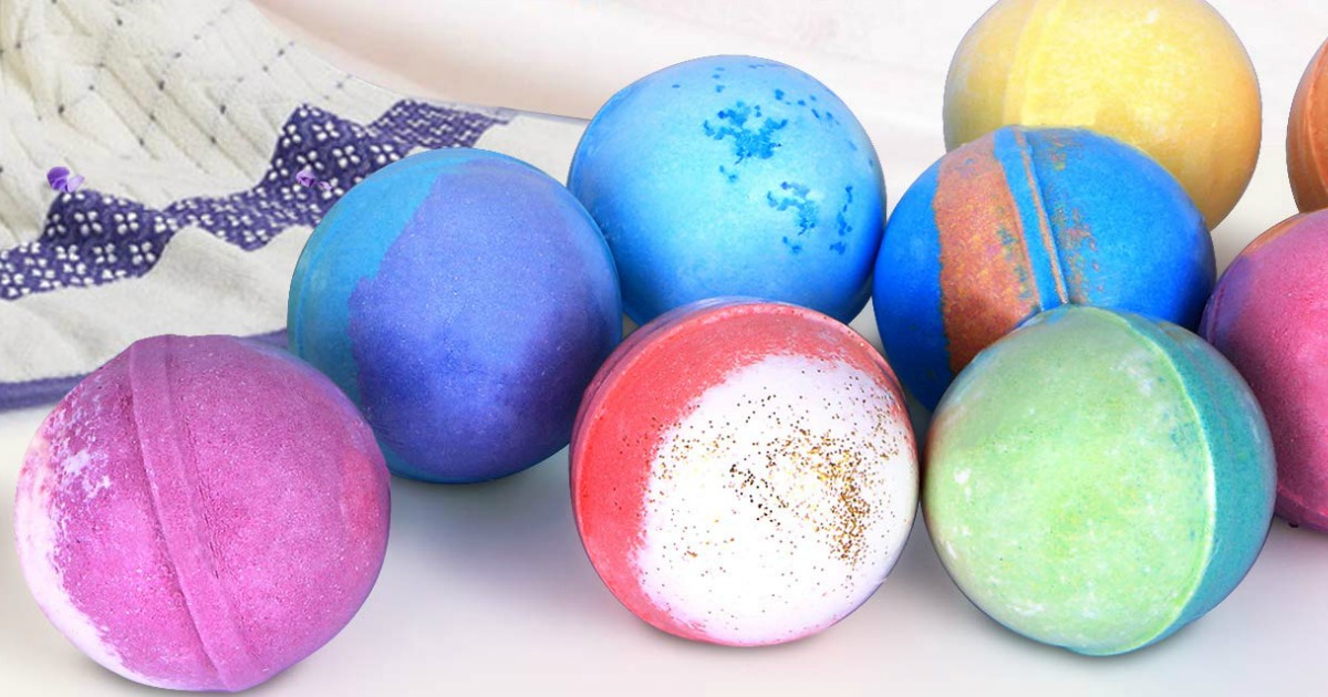 RoseVale Bath Bombs Gift Set Only 14.99 at Woot (Includes 12 Bath