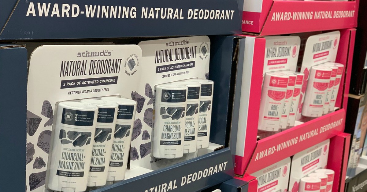 Schmidt's Natural Deodorants 3Pack Only 9.99 at Costco (Just 3.33 Each)