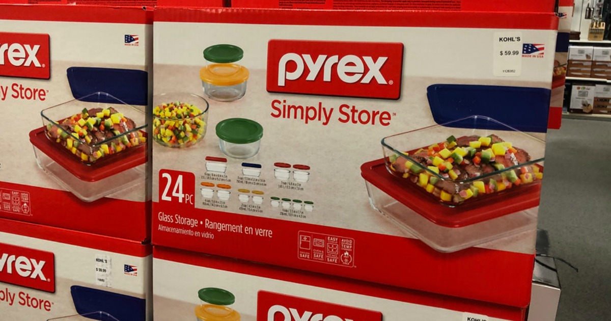 Kohl's Cardholders Pyrex 24Piece Set AND Magic Bullet Blender ONLY