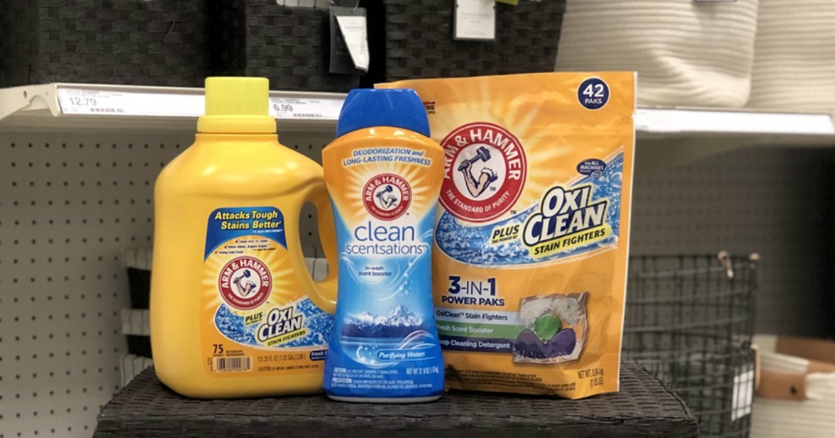 50 Off Arm & Hammer Laundry Detergent & Scent Booster After Target
