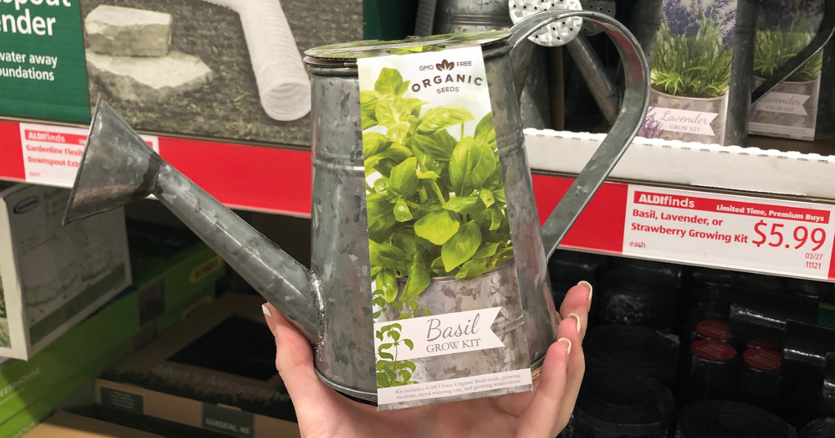 Organic Growing Kits Only 5.99 at ALDI + More Spring Gardening Finds