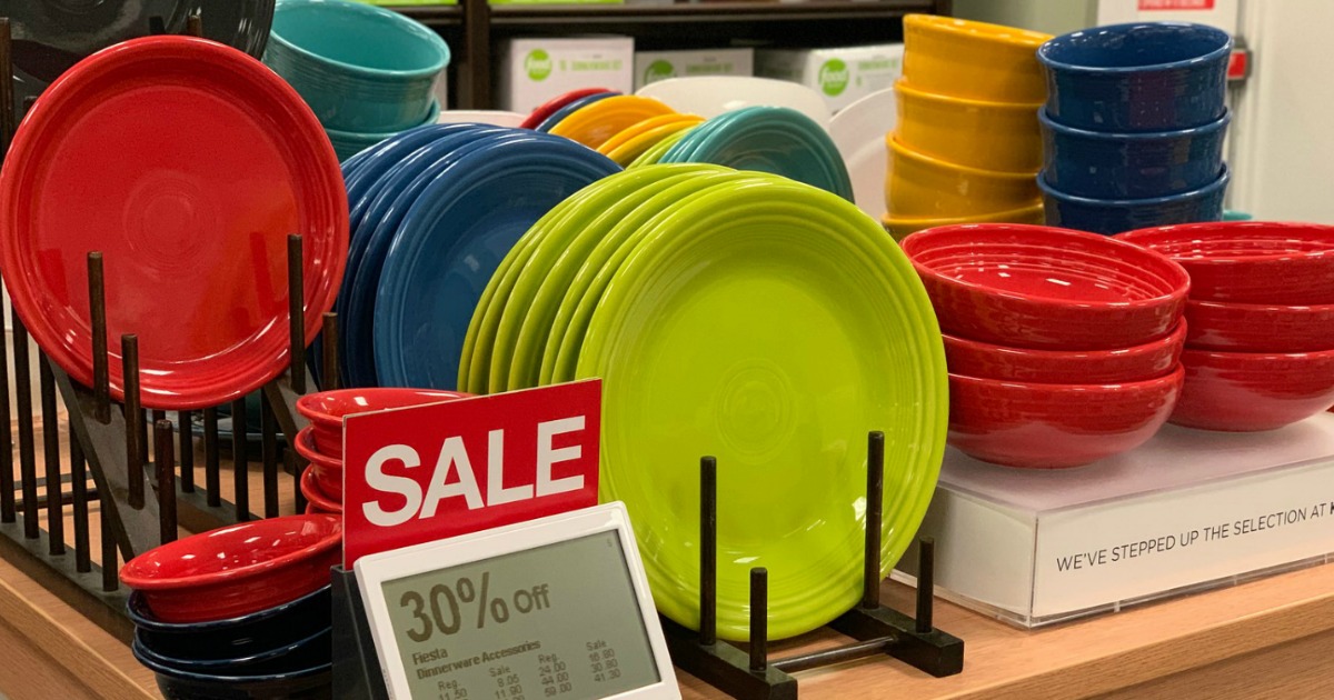 Fiesta Dinnerware 4Piece Sets as Low as 18 Each Shipped (Regularly