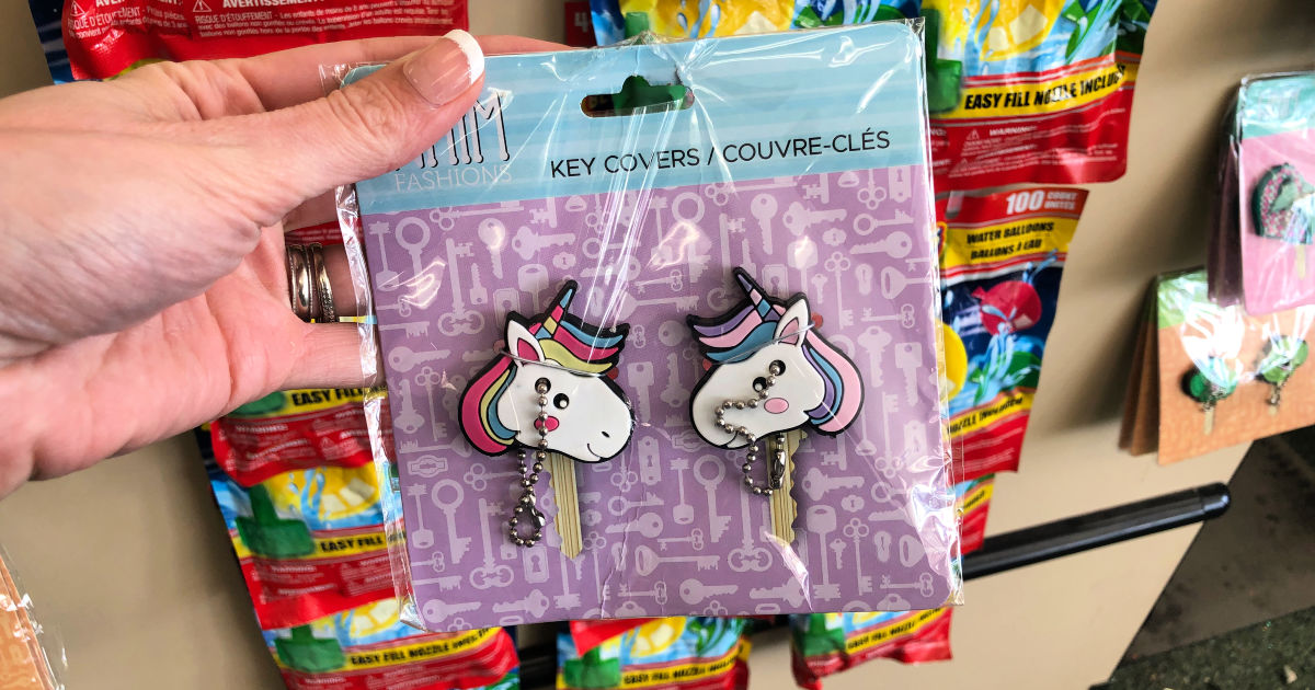 Cute Key Covers Just 1 at Dollar Tree (Unicorns, Mermaids, Cacti & More)