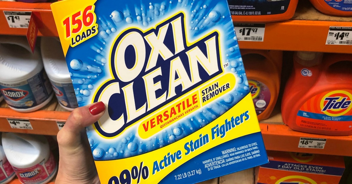 OxiClean Versatile Stain Remover 7Pound Box Just 6 at Home Depot