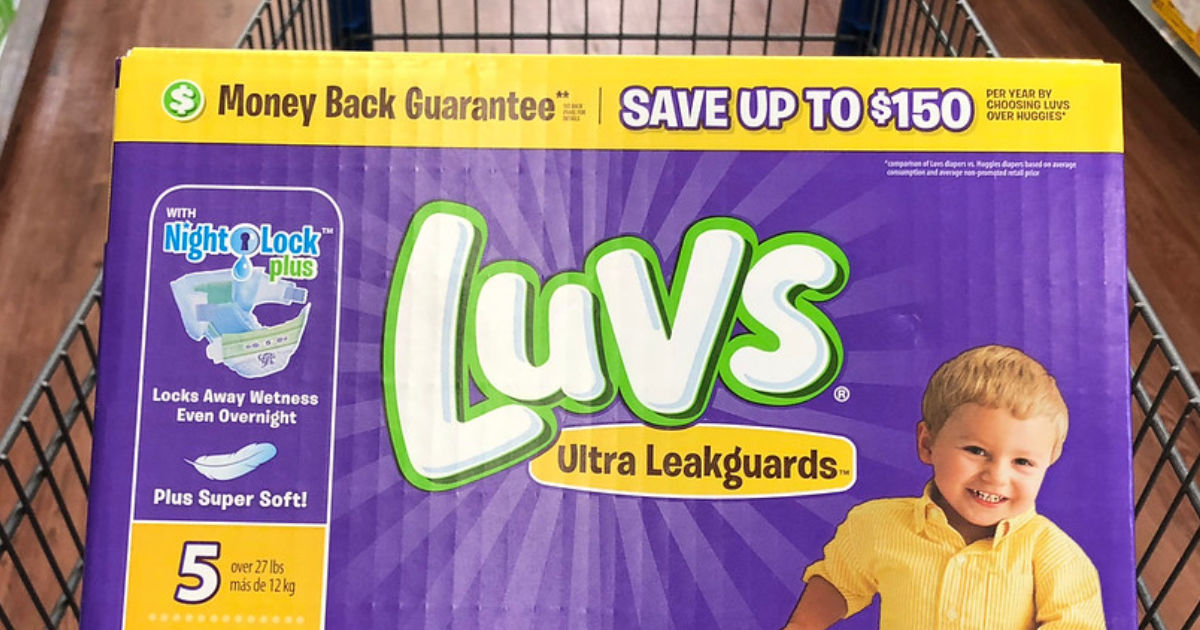 Pay as Low as 8¢ Per Diaper when You Take Advantage of this Luvs