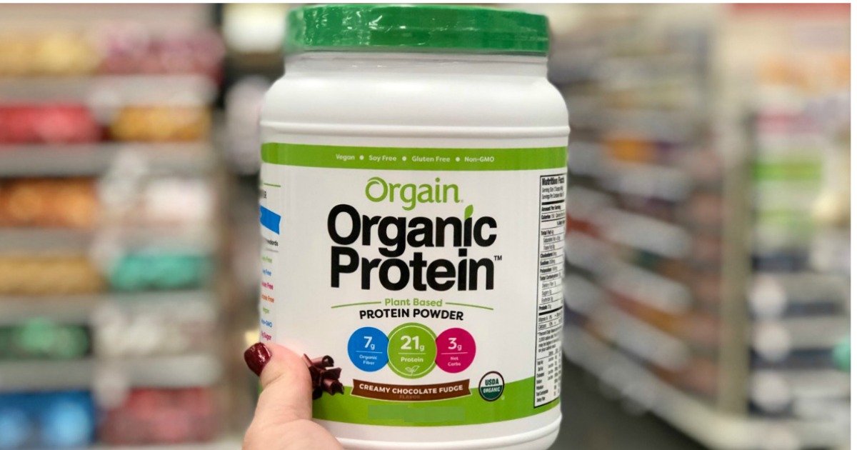 Amazon Orgain Organic Plant Based Protein Powder 2Pounds Only 13.43 Shipped