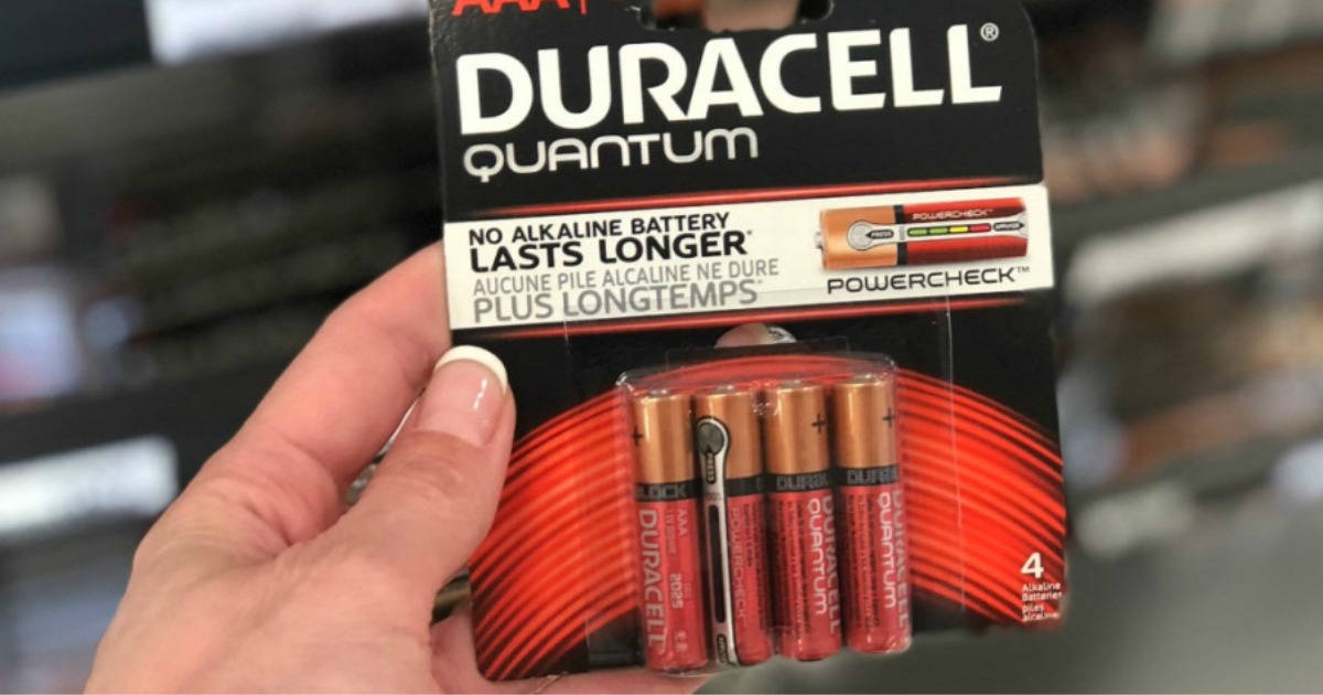 Duracell AAA Quantum Alkaline Batteries 6Pack Only 3.50 Hip2Save