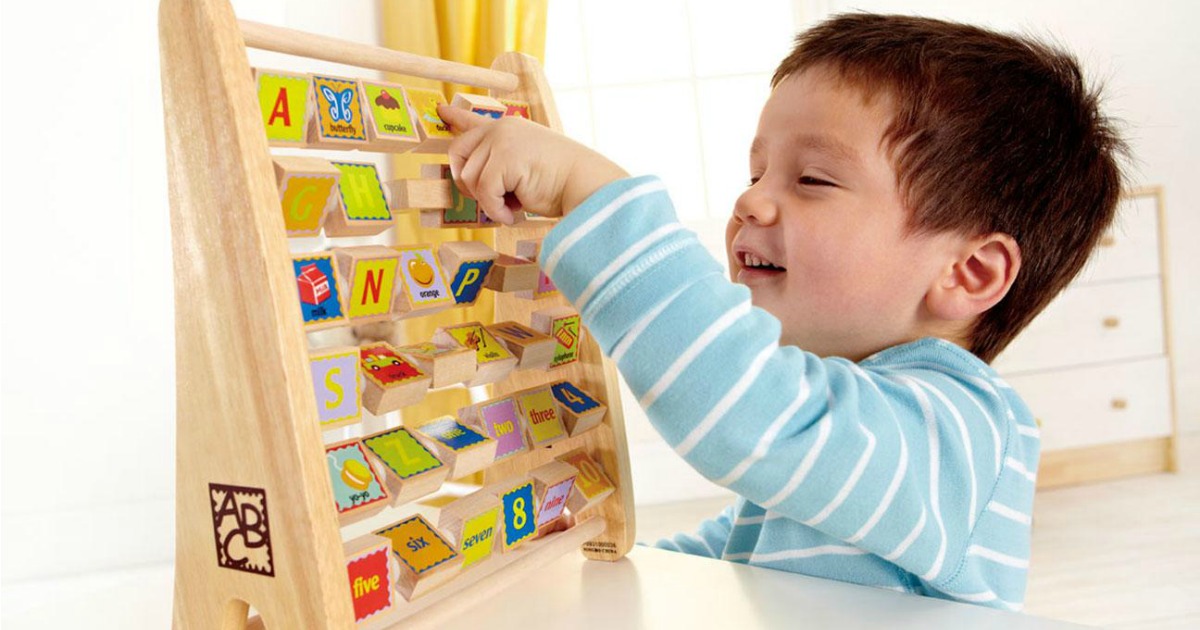 Hape Alphabet Abacus Only 10 at Amazon (Regularly 25)