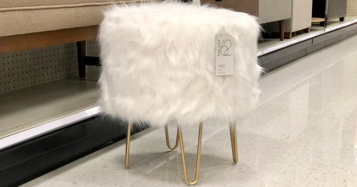25 Off Project 62 Faux Fur Ottoman at