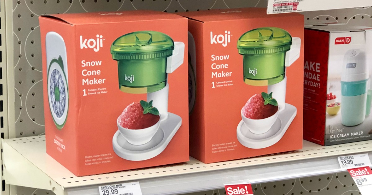 Up to 50 Off Koji Snow Cone & Waffle Cone Makers at Target