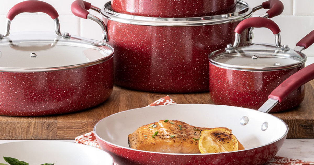 Cooks Speckle 10Piece Cookware Set as Low as 62.99 at JCPenney (Regularly 180)