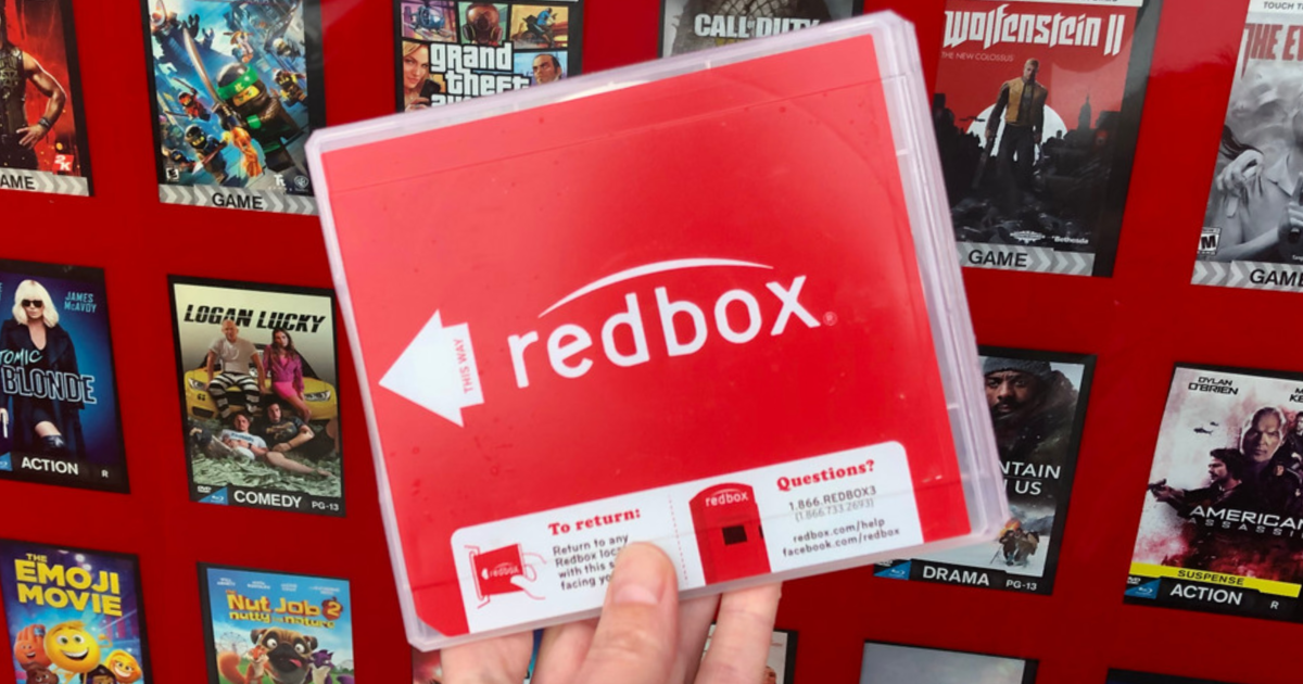 1.50 Off Redbox DVD, Bluray or Video Game Rental