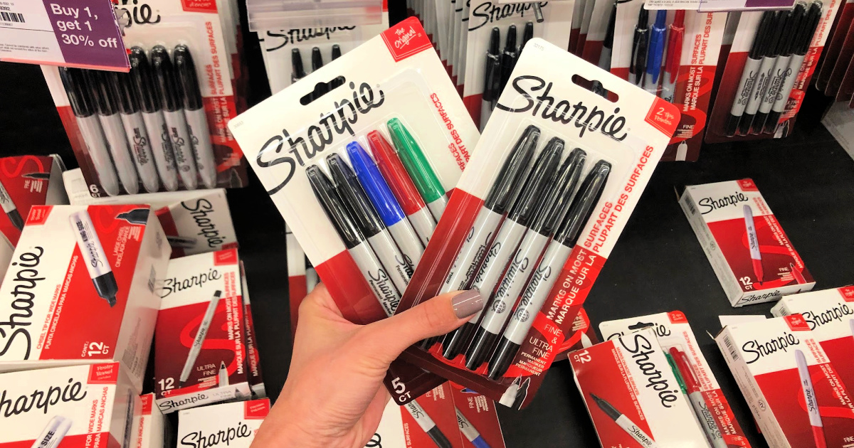 Sharpie Permanent Markers 5Pack Only 1 at Office Depot/Office Max