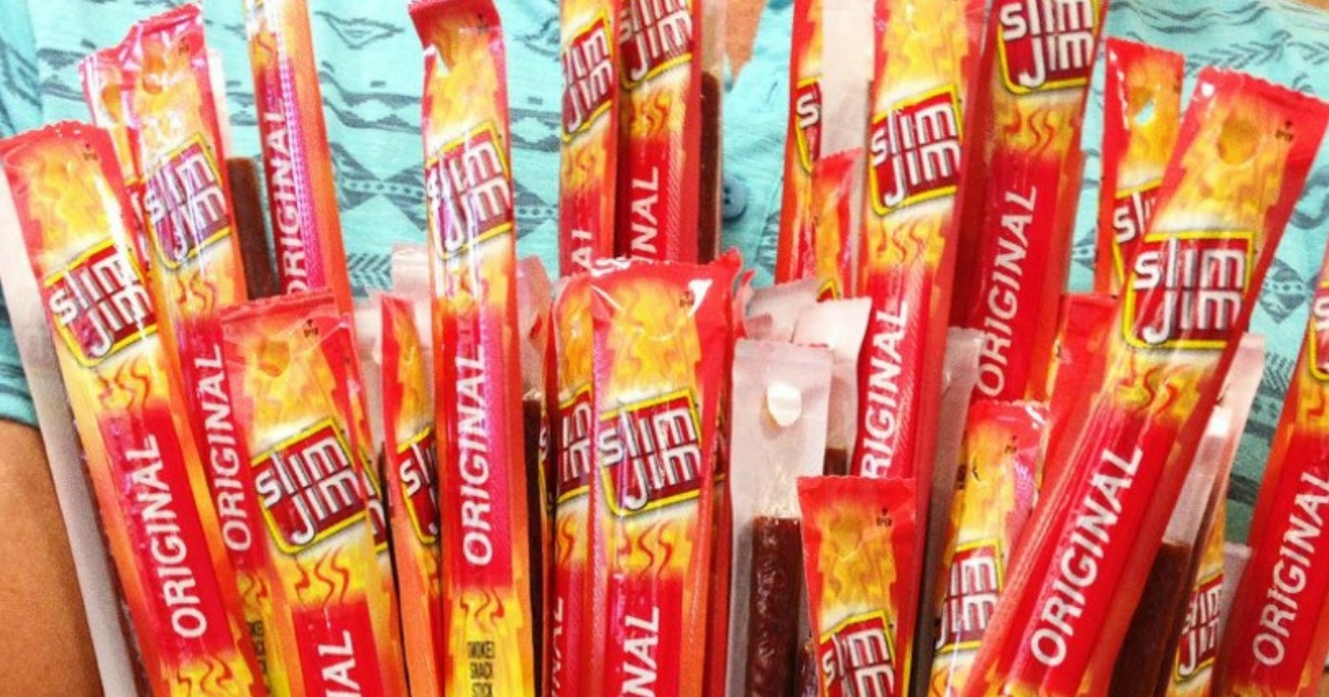 Slim Jim Smoked Snack Sticks 46Count Only 8.62 at