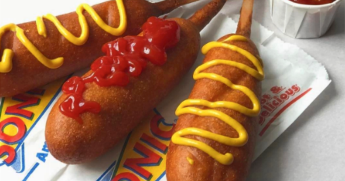 50¢ Sonic DriveIn Corn Dogs Today Only Hip2Save