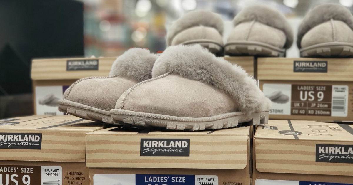 Kirkland Signature Sheepskin Slippers Only 22.99 at Costco Compare
