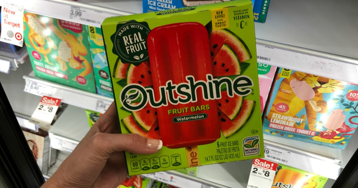 Outshine Frozen Fruit Bars 6Pack Only 1.39 Each After