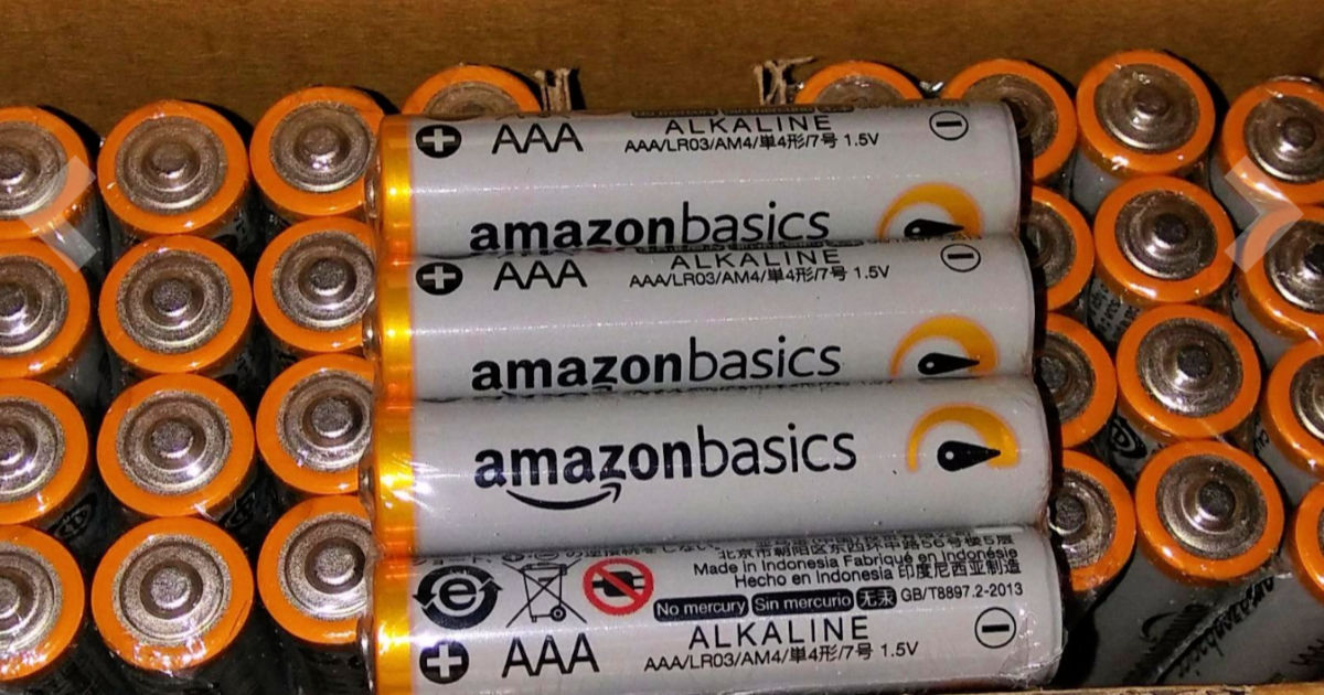 AmazonBasics AAA Alkaline Batteries 20-Pack Only $4 Shipped + More