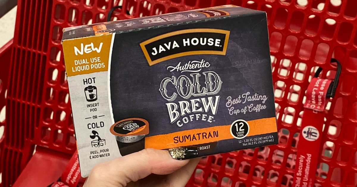 Java House Cold Brew KCups Only 4.99 After Cash Back at Target