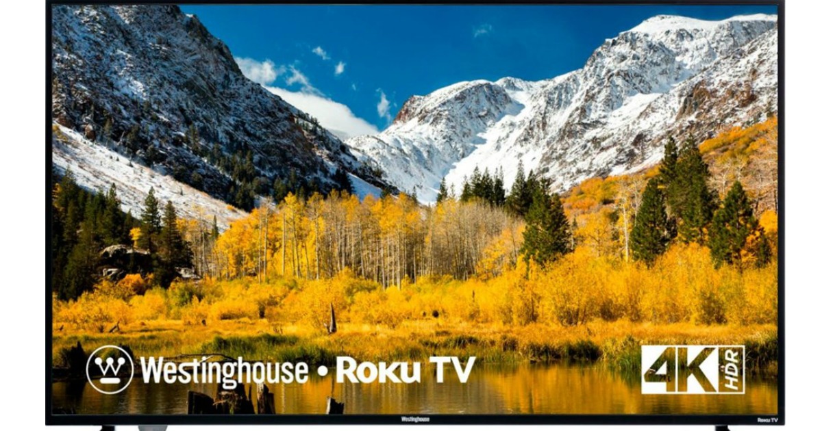 Westinghouse 50" 4K Smart TV Only $149.99 (Regularly $400)