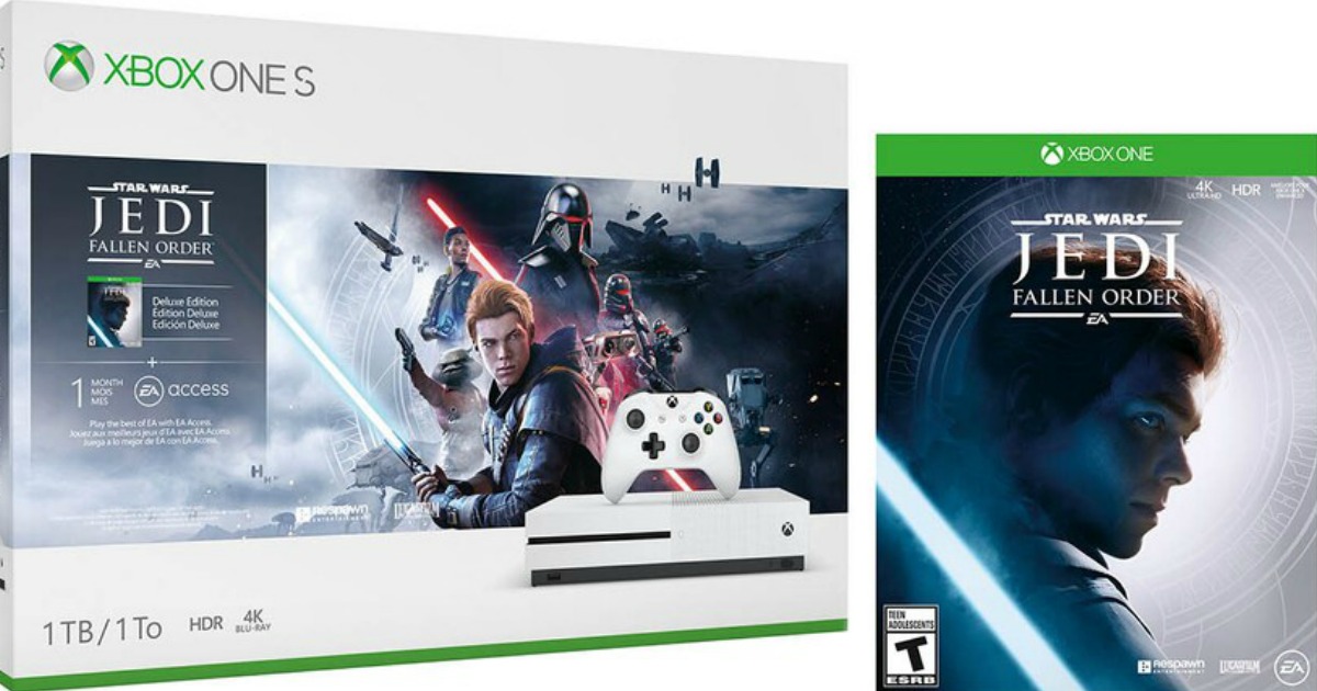 Xbox One S Star Wars Jedi Fallen Order Bundle Only 266.99 Shipped