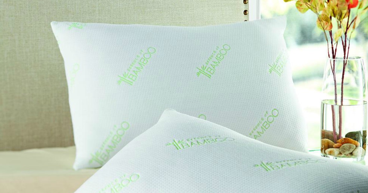 Essence of Bamboo or Copper Pillows 2Pack Only 10.98 Shipped for Sam