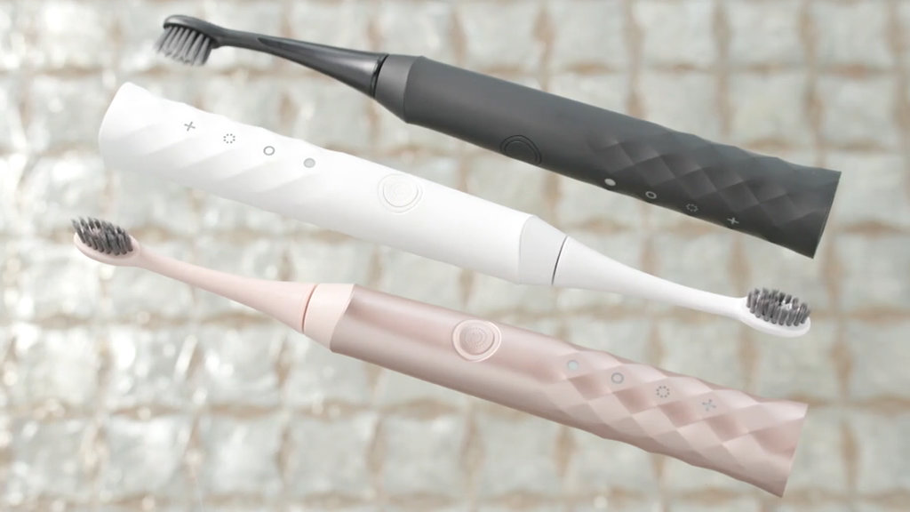 BURST Charcoal Sonic Toothbrush w/ Teeth Whitening Strips & Case as Low