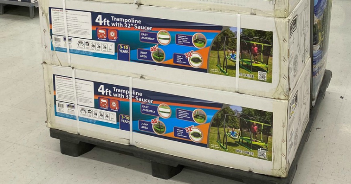 My First Trampoline w/ Saucer Swing Possibly Only $98 at Walmart