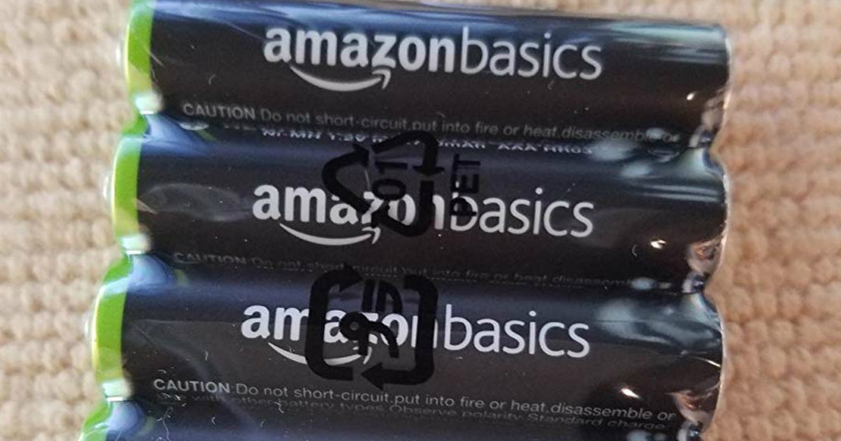 AmazonBasics AAA Rechargeable Batteries 12-Pack Only $10 Shipped on Amazon