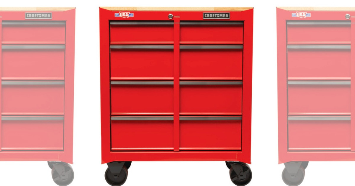 Craftsman 4Drawer Steel Rolling Tool Only 84.98 at Lowe's