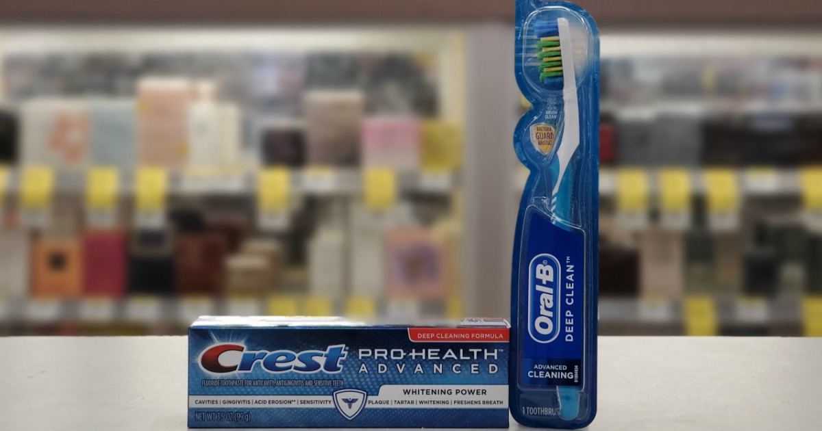 Three FREE Crest Toothpaste & OralB Products at Walgreens