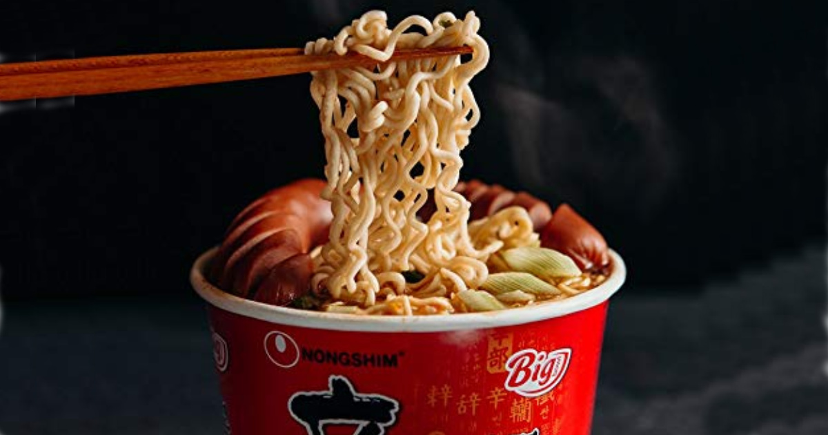 NongShim Shin Spicy Noodle Soup 6Pack Only 5 Shipped at Amazon Just 83¢ Each • Hip2Save