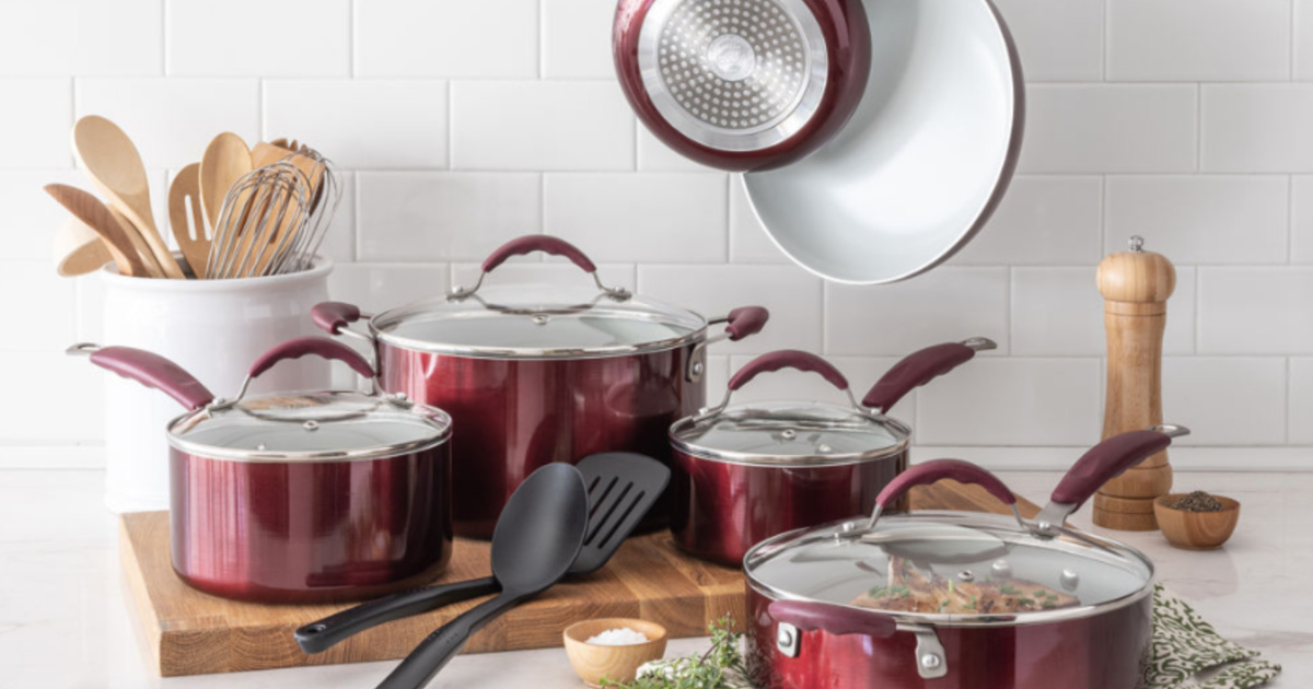 Cooks 12Piece Ceramic Cookware Set Only 59.49 at JCPenney (Regularly