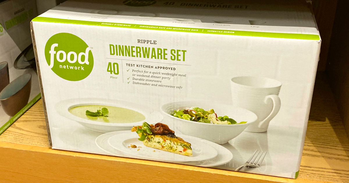 Food Network 40Piece Dinnerware Set 41.64 Shipped (Reg. 120)