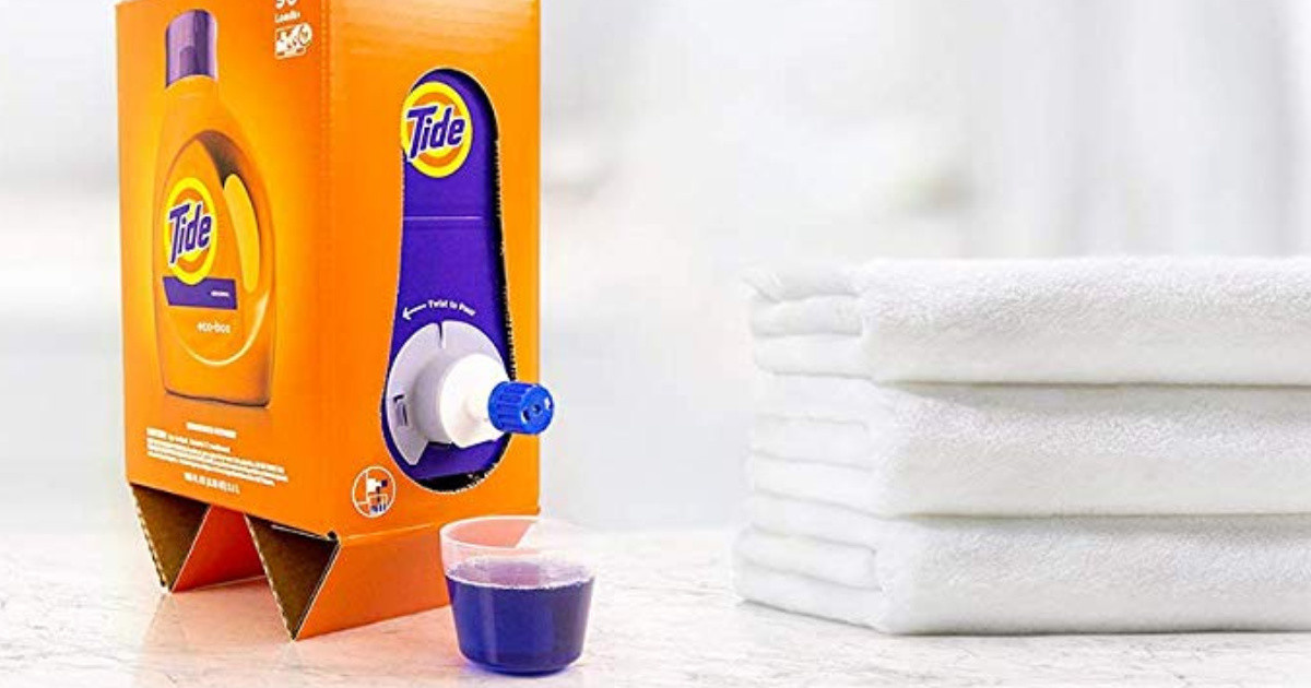 Tide Liquid Laundry Detergent HUGE 105oz EcoBox as Low as 12 Shipped