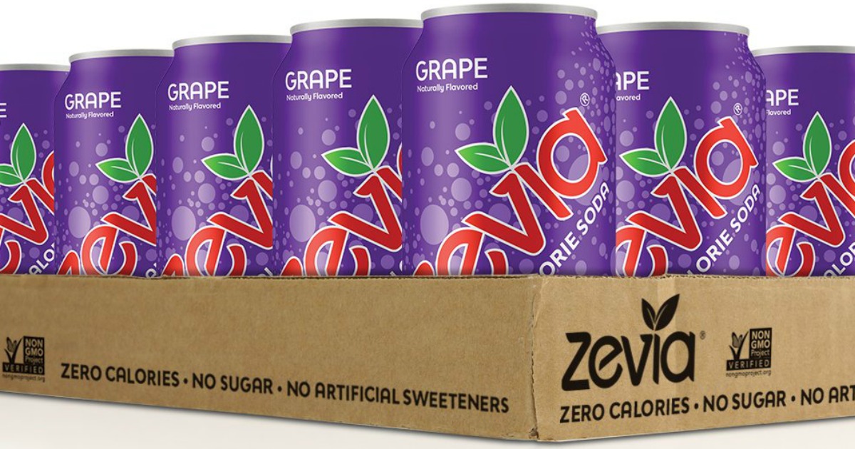 Zevia Zero Calorie Soda 24Pack as Low as 15 Shipped on Amazon