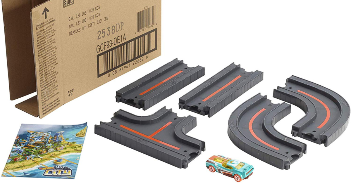 Hot Wheels City Track Pack Bundle Only 3.99 on Amazon (Regularly 13)