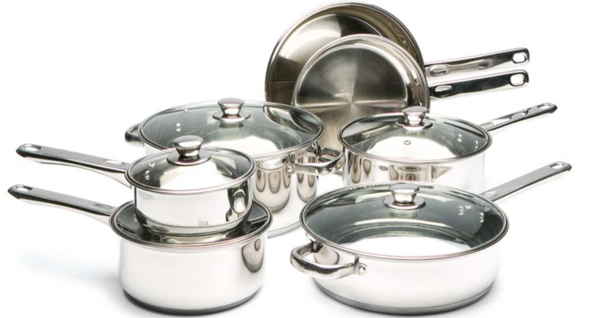 Cooks Tools 8Piece Stainless Steel Cookware Set Only 27 on