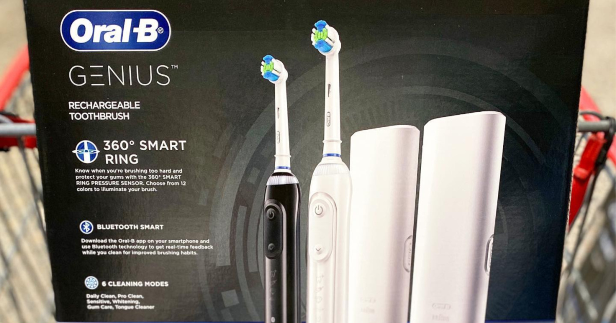 OralB Genius Rechargeable Toothbrush 2Pack Only 84.99 Shipped on